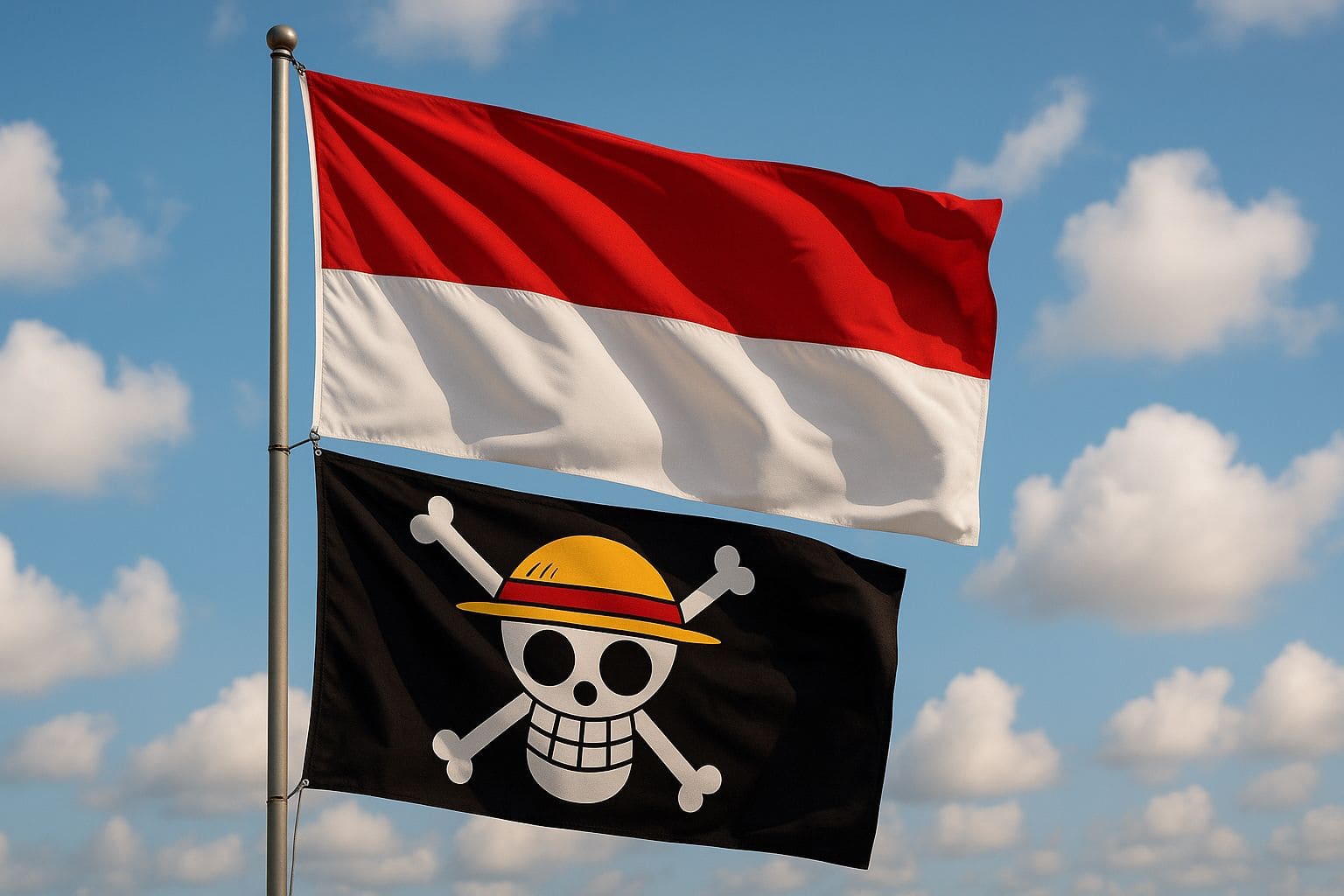 Fenomena Bendera Topi Jerami di Indonesia: Ketika Simbol Anime Menjadi Suara Protes